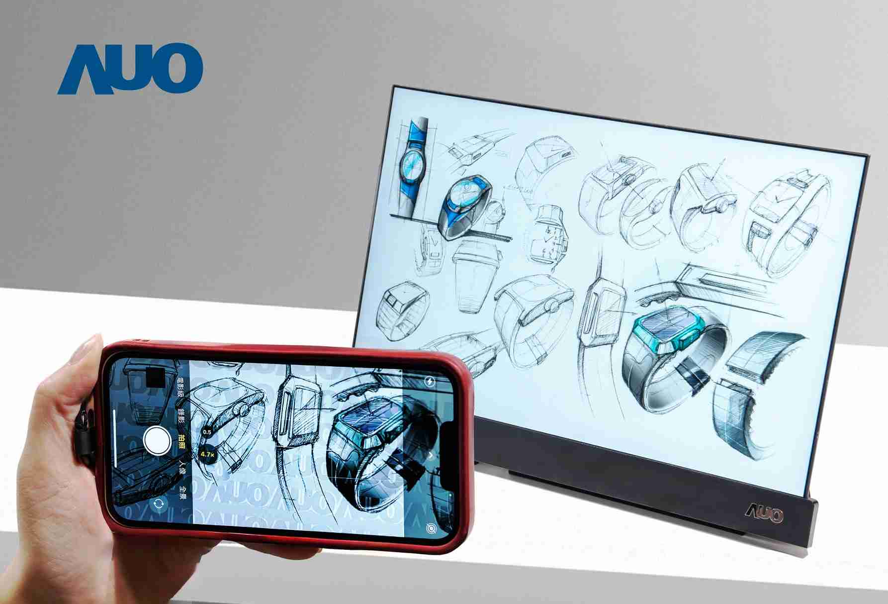 尊龙集团16吋防窥显示器，，采用人眼无法察觉、、相机拍摄时才显现的隐藏式水印技术，，未来可结合AI镜头侦测周围环境，，实时开启或关闭水印，，，大幅提升在公共场域使用显示器的安全性